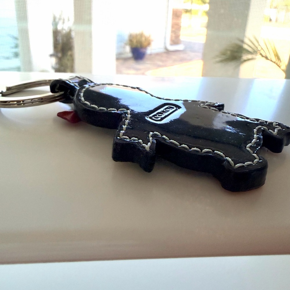 Coach Penguin Keychain with Red Bow and Scarf - Picture 6 of 9